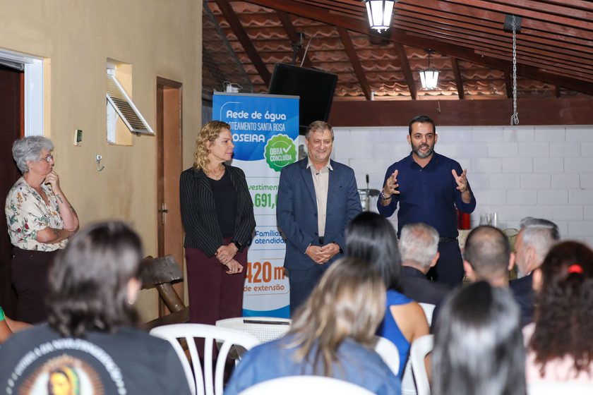 Nova rede de água beneficia 30 famílias no Santa Rosa